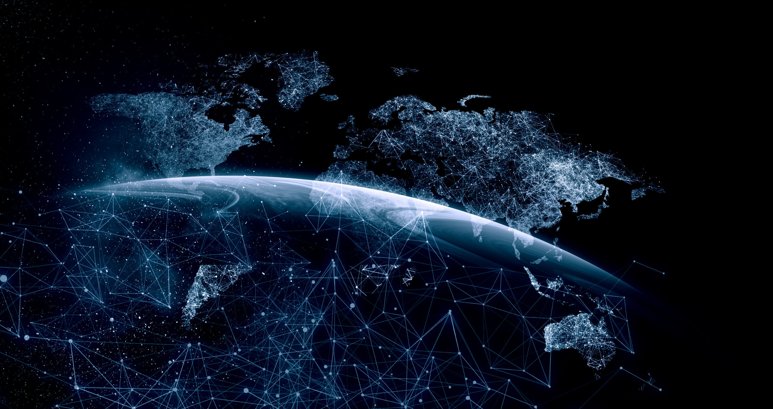Global technologies concept. Elements of the image furnished by NASA